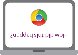 Chromebook Flipped Screen Chromebook Flipped Screen
